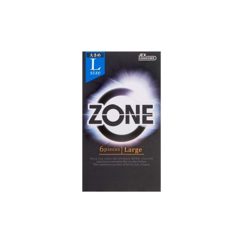 Jex- ZONE 大碼乳膠安全套 （6片裝）